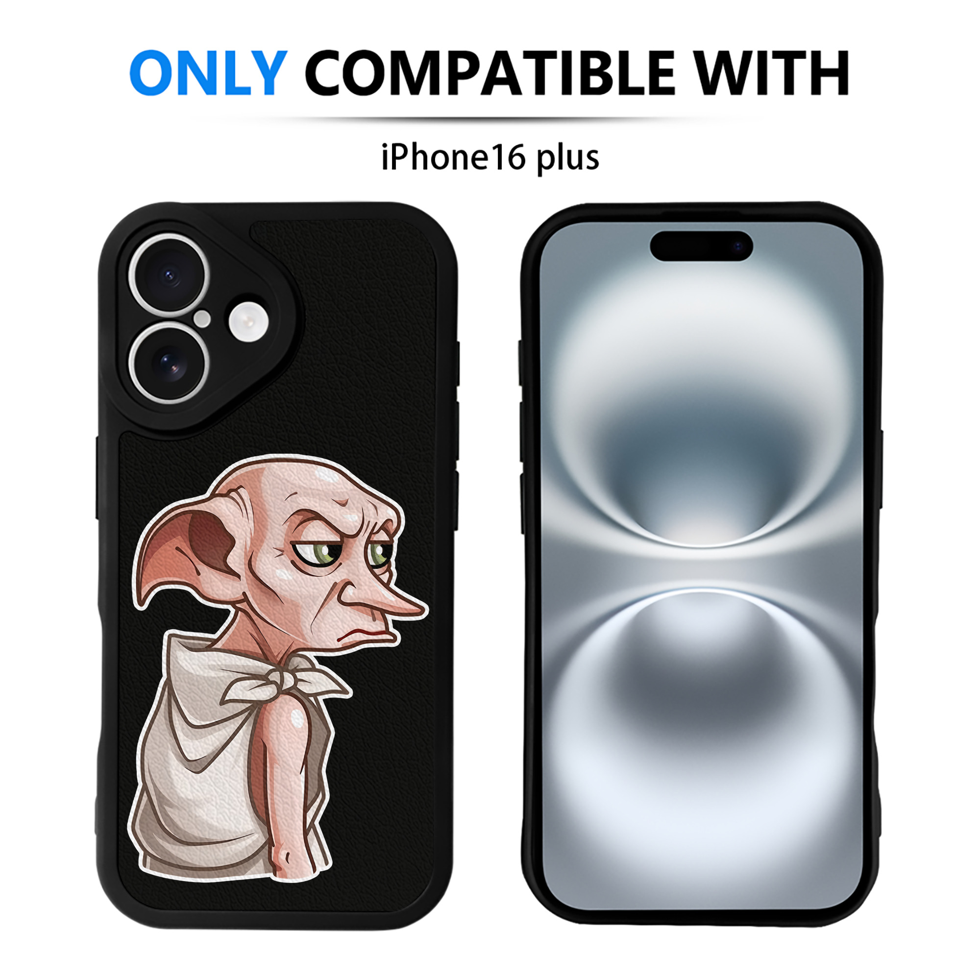 （画像用） Harry Potter ハリー・ポッターシリーズ 【iPhone 16シリーズ対応】シリコンスマホケース（レザー調） 材質：シリコン